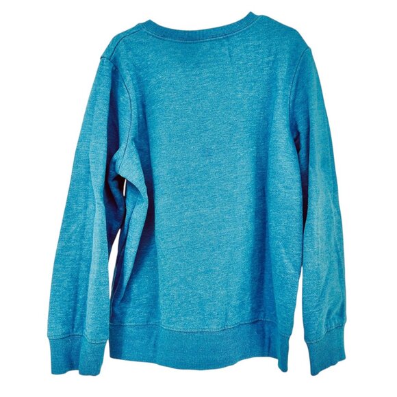 Jumping Beans Super Mario Sweatshirt Boys Size 8 Blue Fleece Long Sleeves - Picture 2 of 3